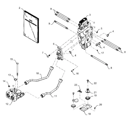 240971A2 - Пластина фронт. секции БРС гидрораспр. TGT8./Mg.